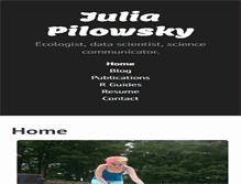 Tablet Screenshot of juliapilowsky.com